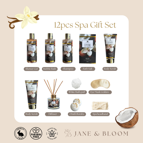 Coconut & Vanilla Luxury Spa Gift Basket