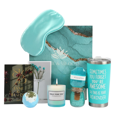 Breathe & Bloom Spa Set – 6Pc Refreshing Green Gift Box
